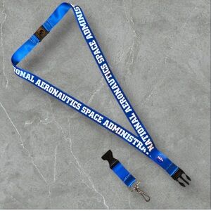 🆕NASA Lanyard with Quick-Release Buckle